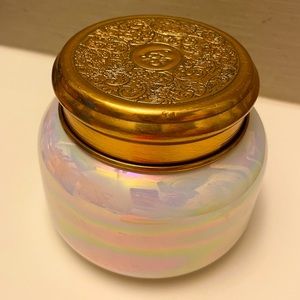 Beautiful Capri Blue Volcano Candle — Like New